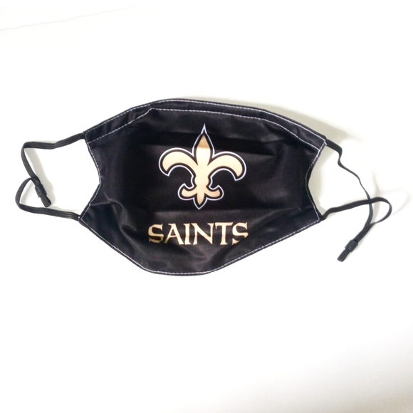 💛 NEW New Orleans Saints Facemask with Filters - Picture 1 of 5